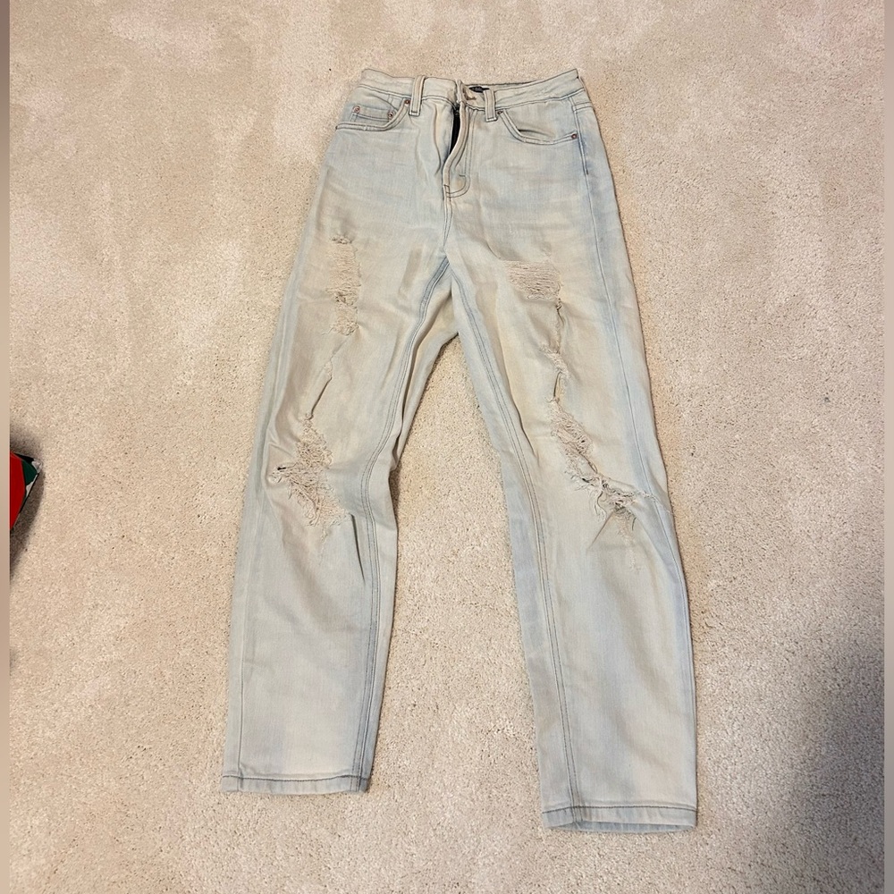 Light Wash Distressed Jeans